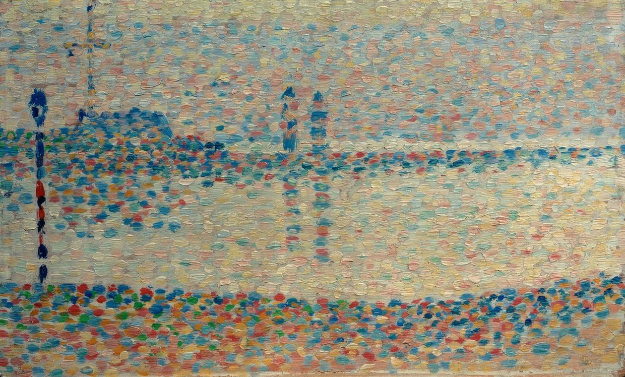 Le Port de Gravelines (Port Gravelines / Studium) autorstwa Georges Seurat