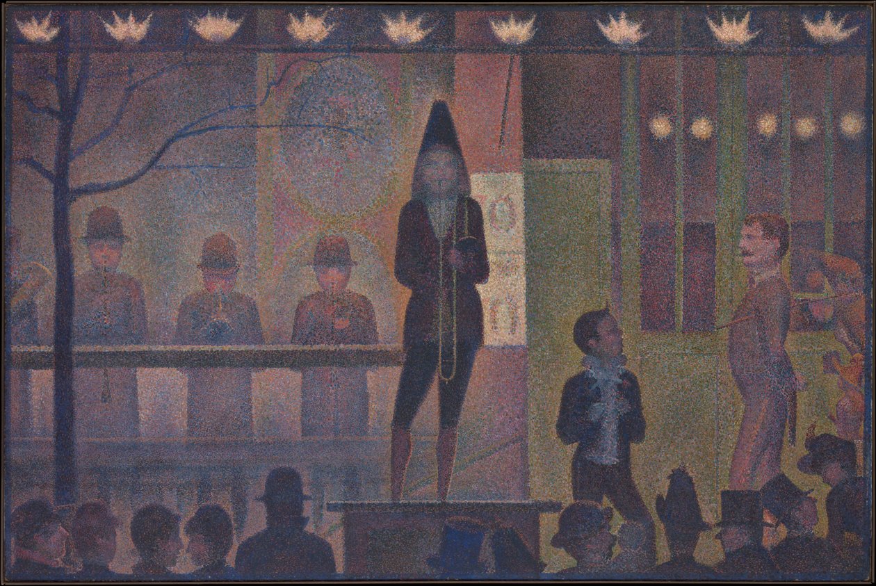 Parade de cirque (Cyrk Sideshow) autorstwa Georges Seurat