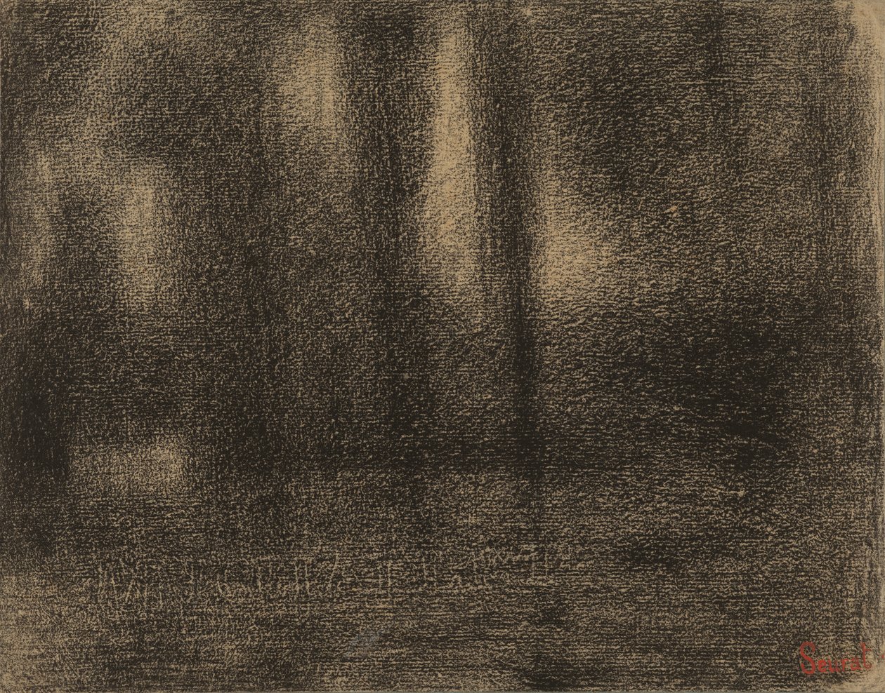 Topole autorstwa Georges Seurat