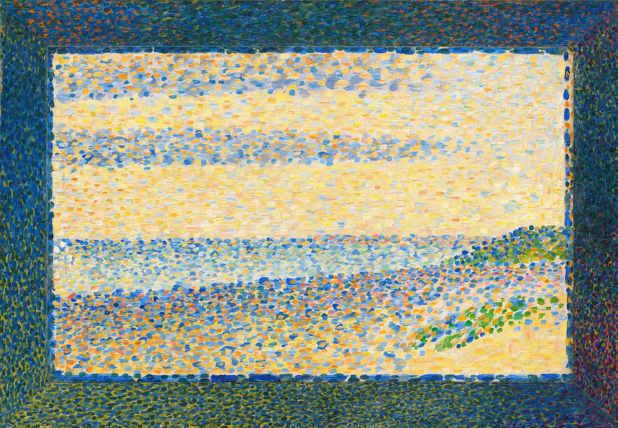 Pejzaż morski (Gravelines) autorstwa Georges Seurat