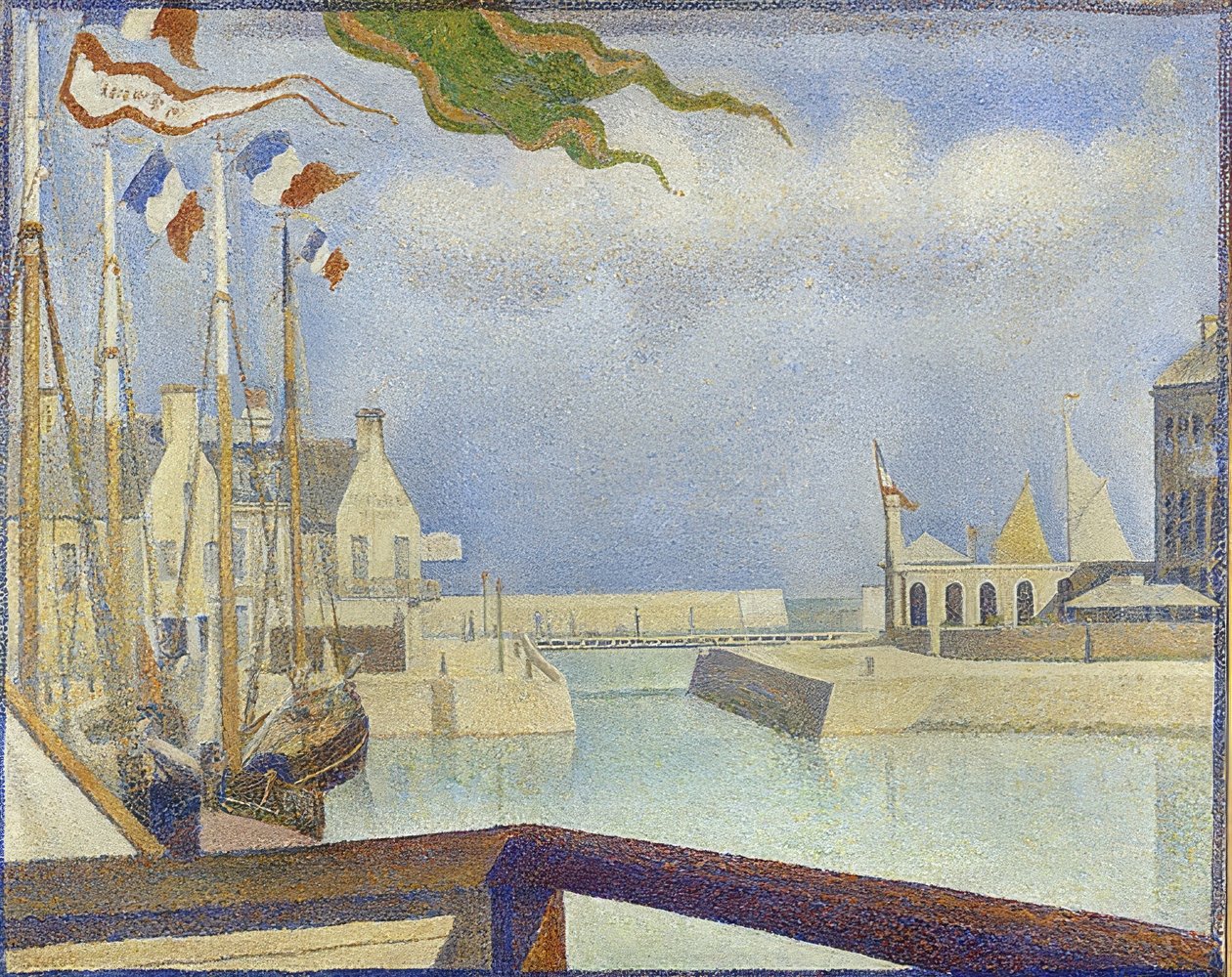 Sonntag w Port-en-Bessin (Port-en-Bessin, w niedzielę). 1888 autorstwa Georges Seurat