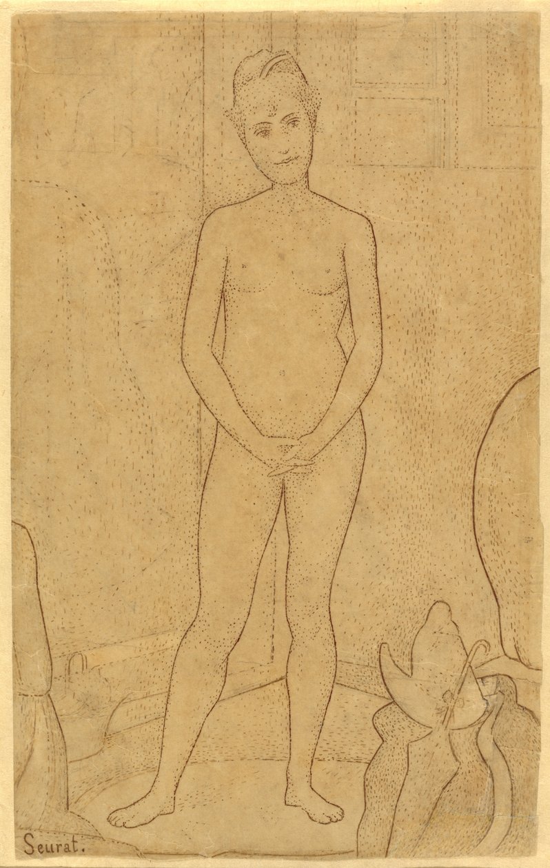 Studium po „Modelkach” autorstwa Georges Seurat