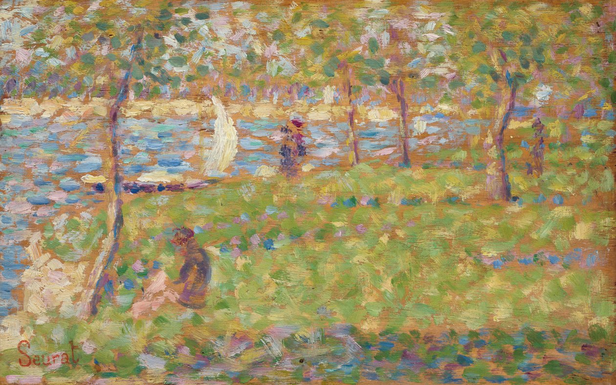 Studium do „La Grande Jatte” autorstwa Georges Seurat
