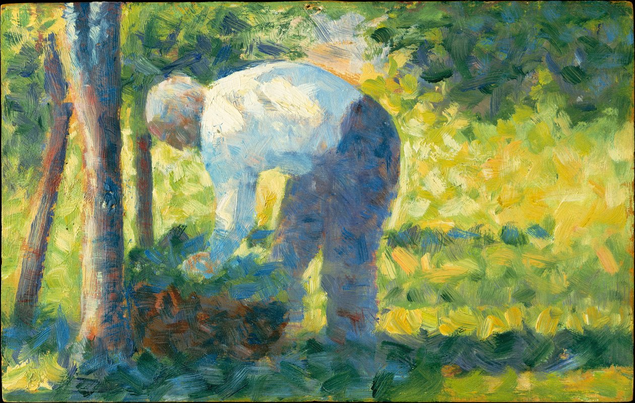 Ogrodnik autorstwa Georges Seurat
