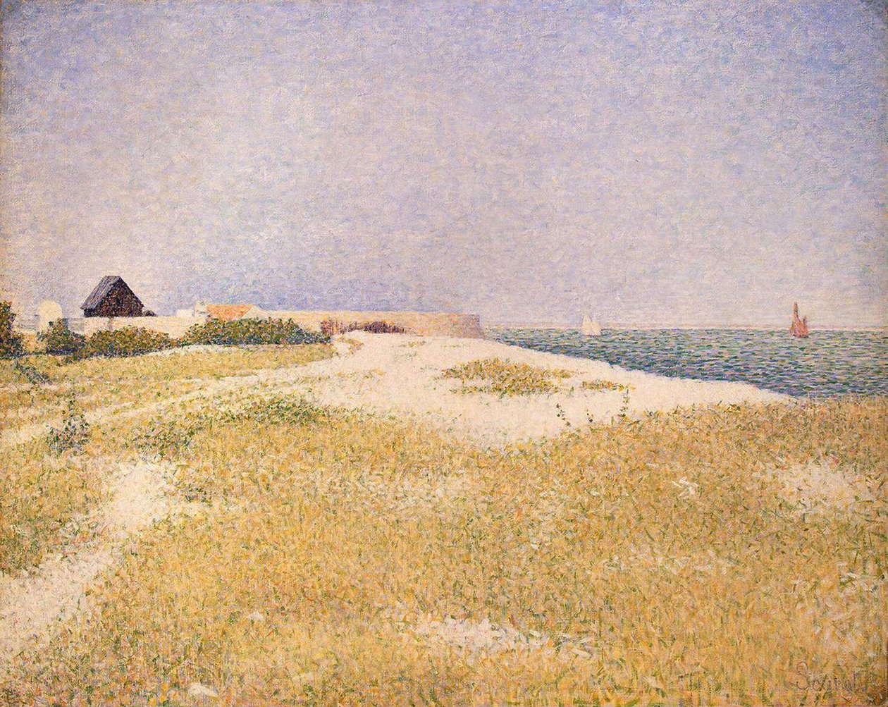 Widok na Fort Samson, 1885 autorstwa Georges Seurat