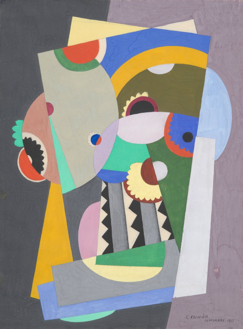 Kompozycja, 1923 autorstwa Georges Valmier