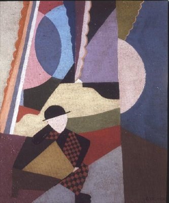 Mężczyzna z laską autorstwa Georges Valmier