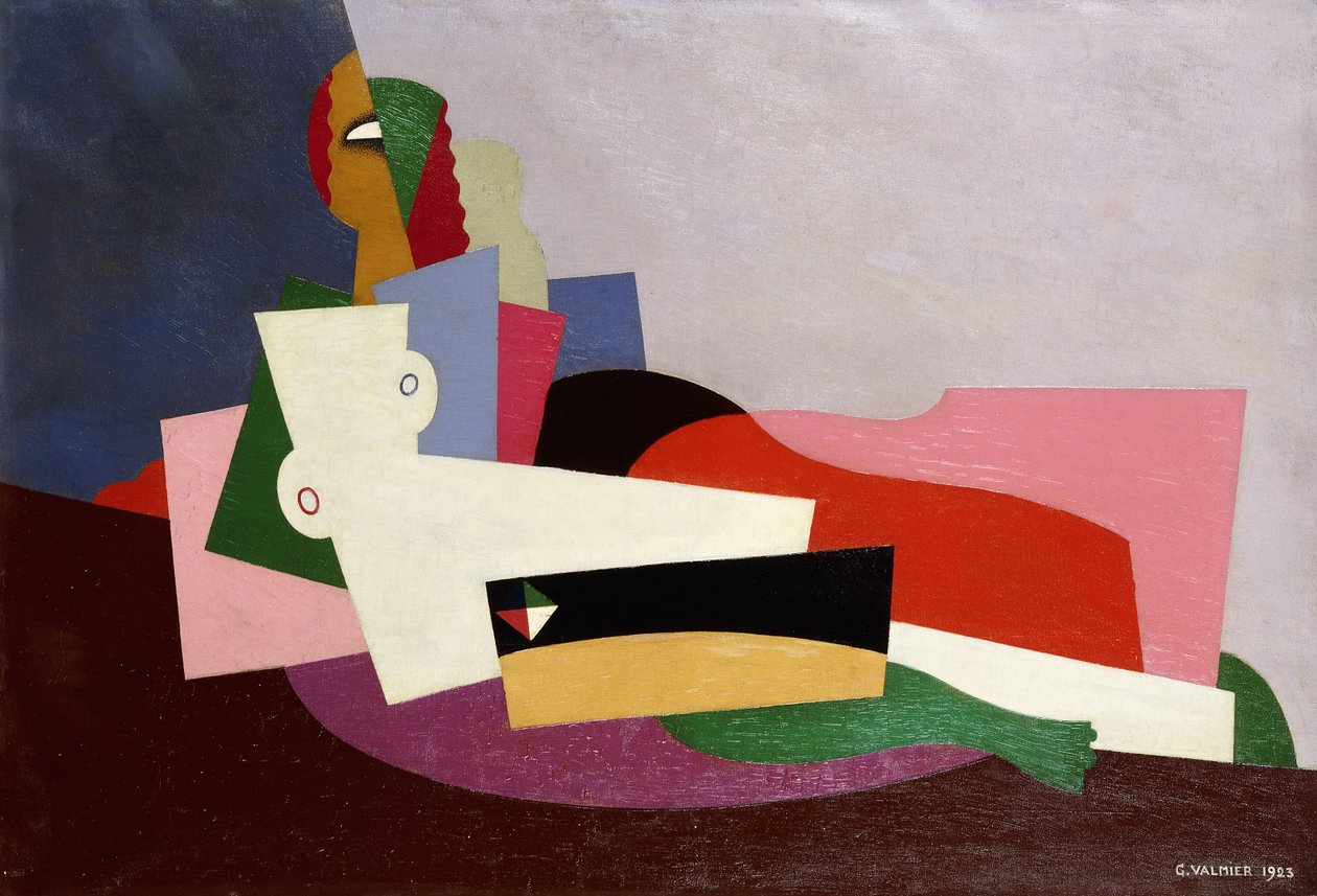 Nago leżący, 1923 autorstwa Georges Valmier