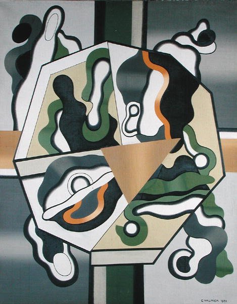 Pięć zmysłów, 1931 autorstwa Georges Valmier