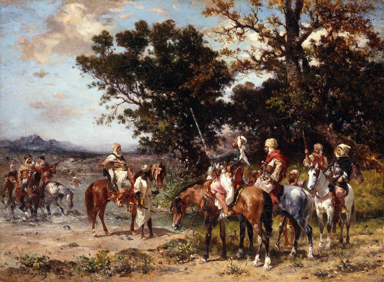 Początek polowania, autorstwa Georges Washington