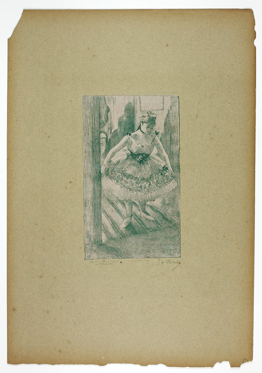 Wejście na scenę autorstwa Georges William Thornley
