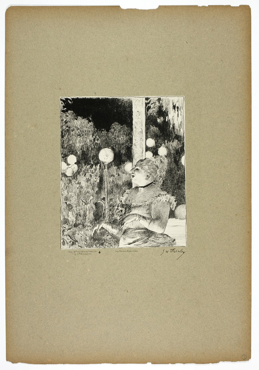 Thérésa Valdon, śpiewająca "Pieśń o psie autorstwa Georges William Thornley