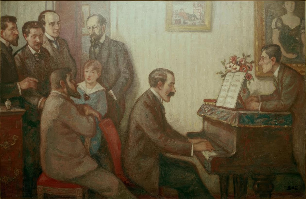 Zjazd u Godebskiego autorstwa Georges d Espagnat