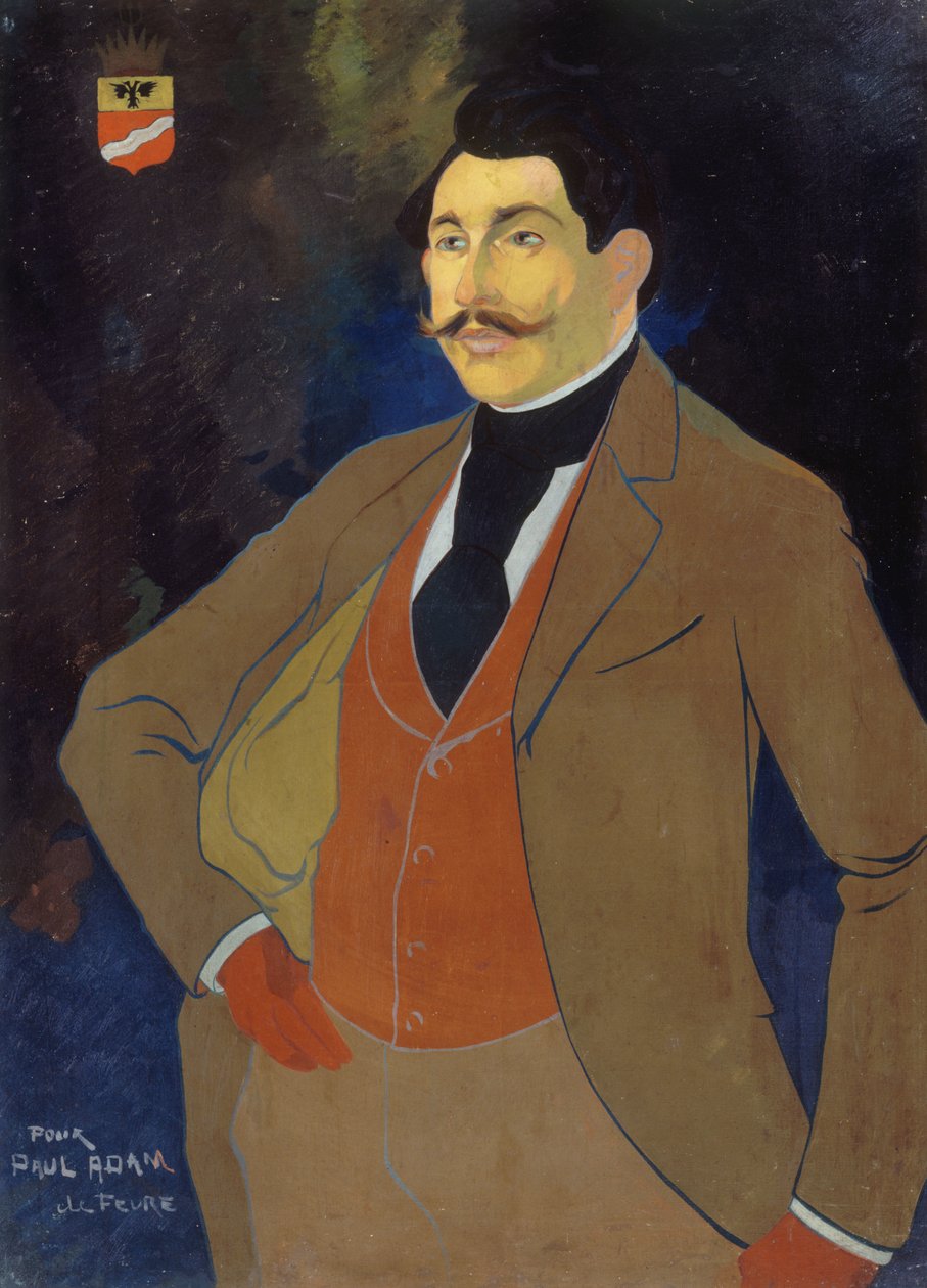 Portret powieściopisarza Paula Adama 1862-1920, ok. 1930 r. 1900. autorstwa Georges de . Feure