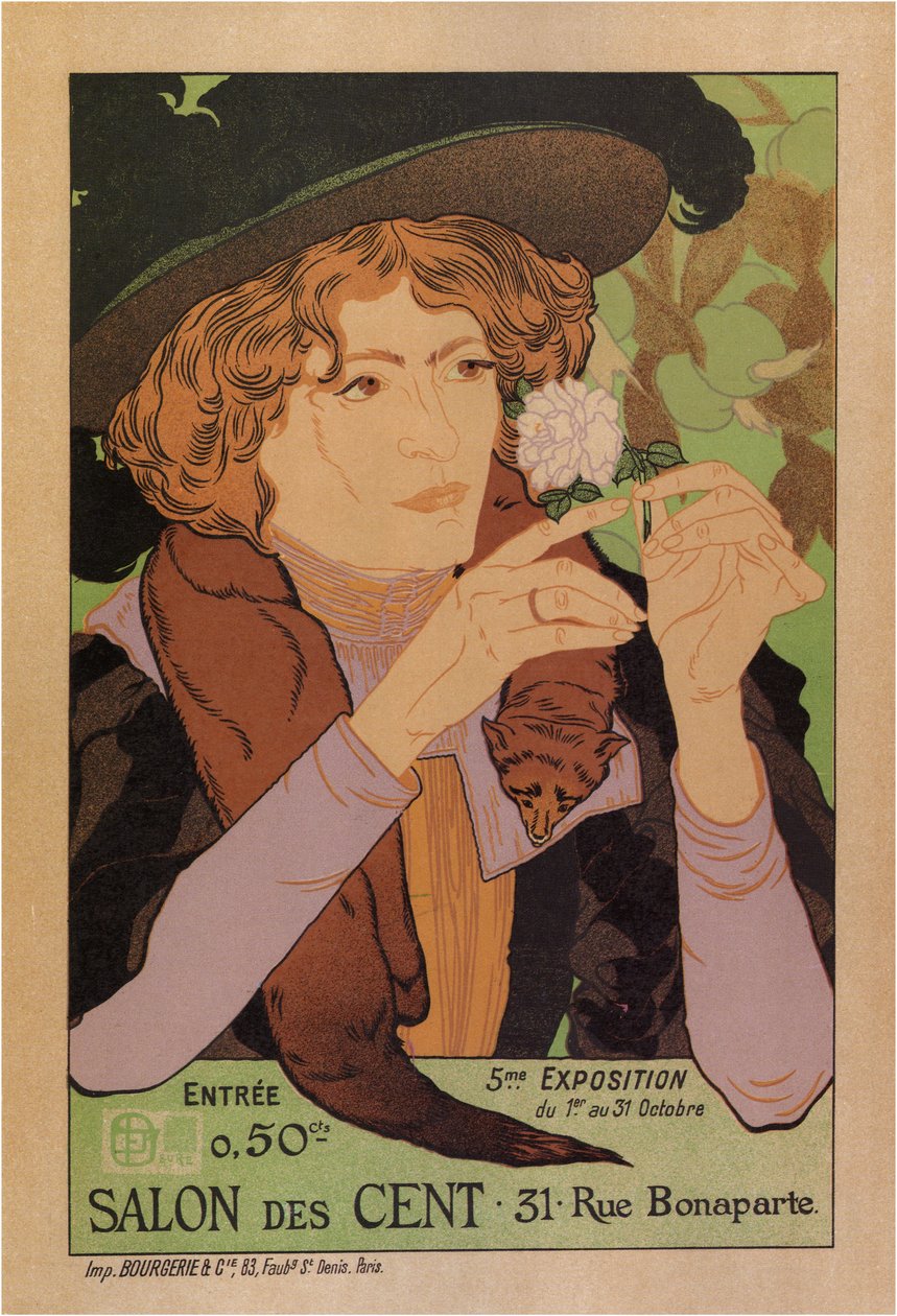 Salon Plakatu Stu, 1894 autorstwa Georges de Feure