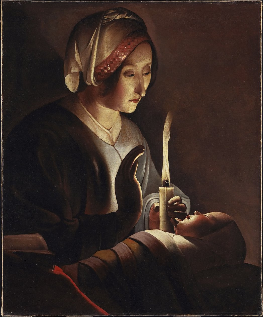 Św. Anna z Dzieciątkiem, 1645-ok.1650 autorstwa Georges de La Tour