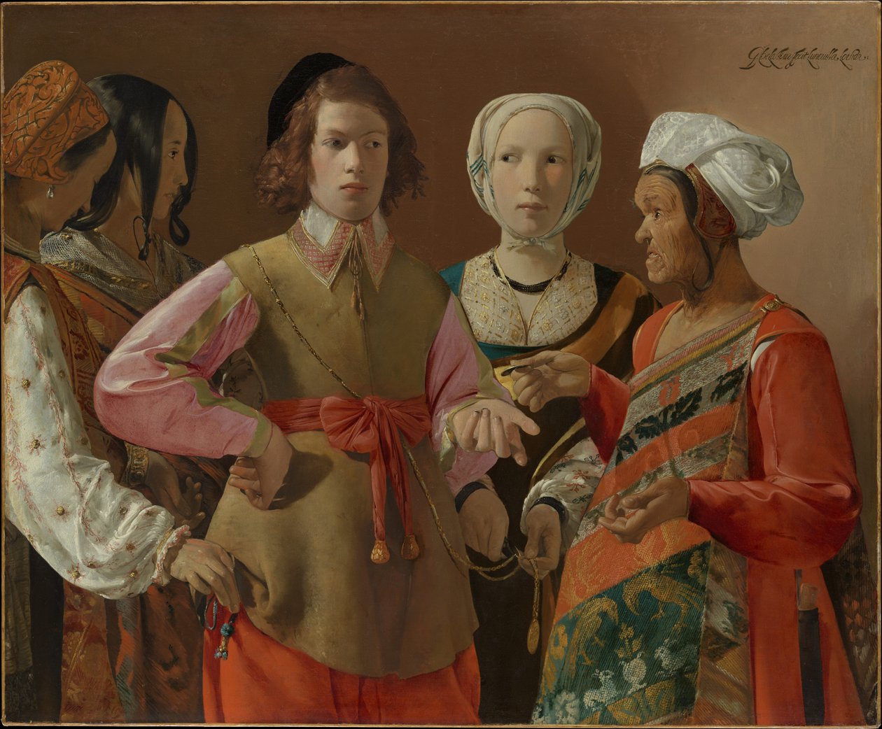 Wróżka autorstwa Georges de La Tour
