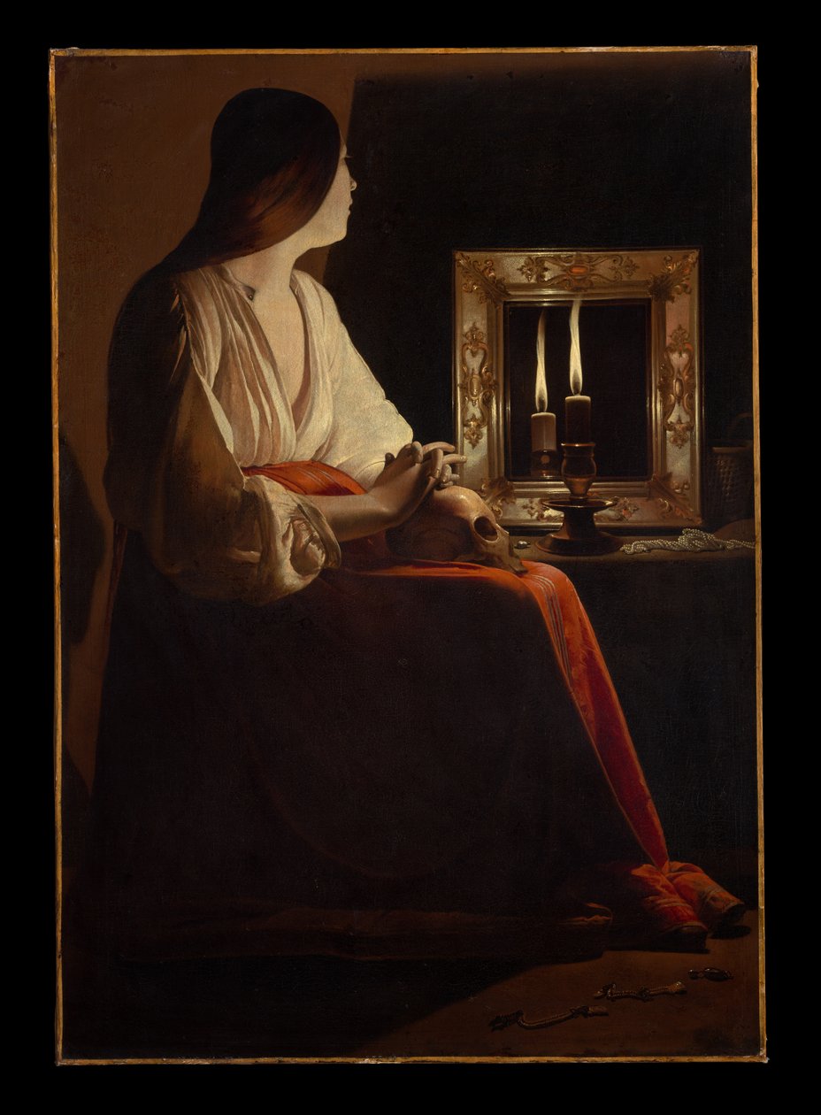 Pokutująca Magdalena autorstwa Georges de La Tour