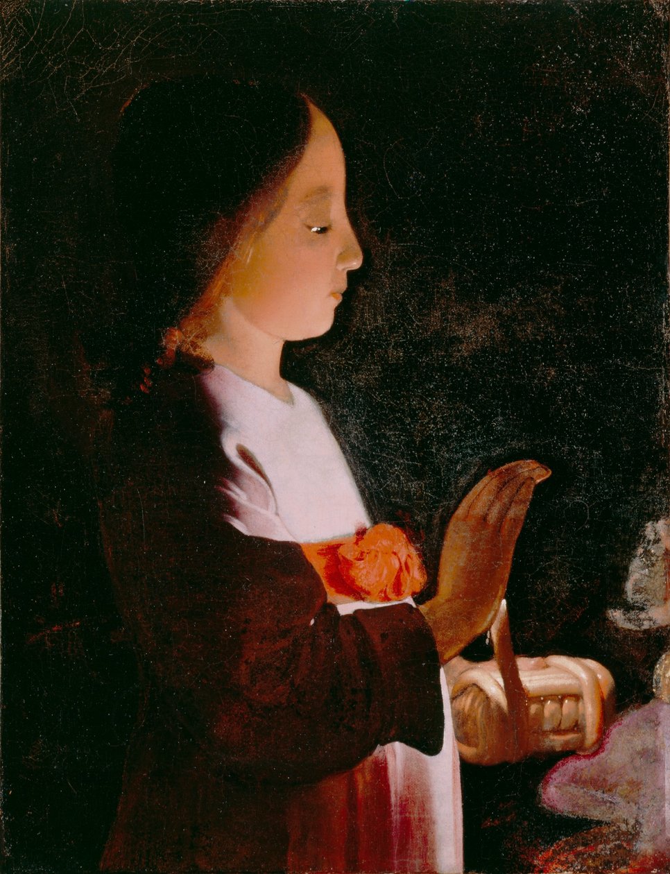 Młoda Dziewica Maryja autorstwa Georges de La Tour