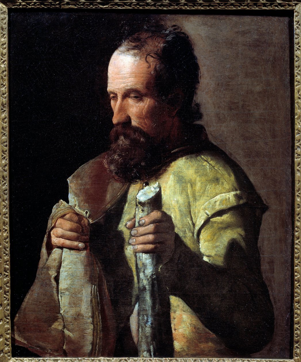 Św. Jakuba Mniejszego. Obraz Georgesa De La Toura (1593-1652) autorstwa Georges de La Tour