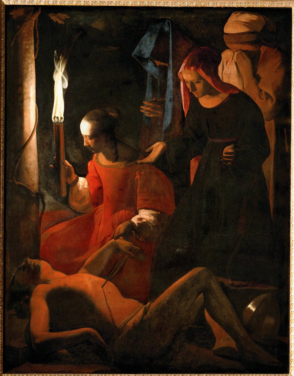 Święty Sebastian pod opieką świętej Ireny ... autorstwa Georges de La Tour