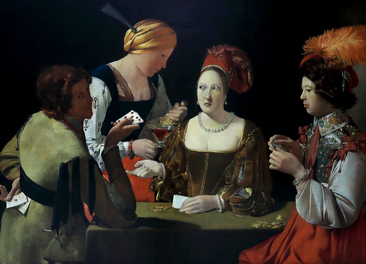 Oszustwo z asem karo autorstwa Georges de La Tour