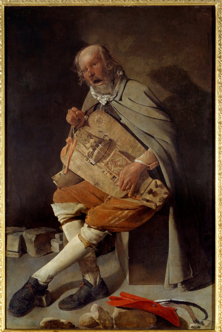 Starzec mówi też: starzec w kapeluszu lub starzec w locie. Obraz Georgesa De La Toura (1593-1652) autorstwa Georges de La Tour