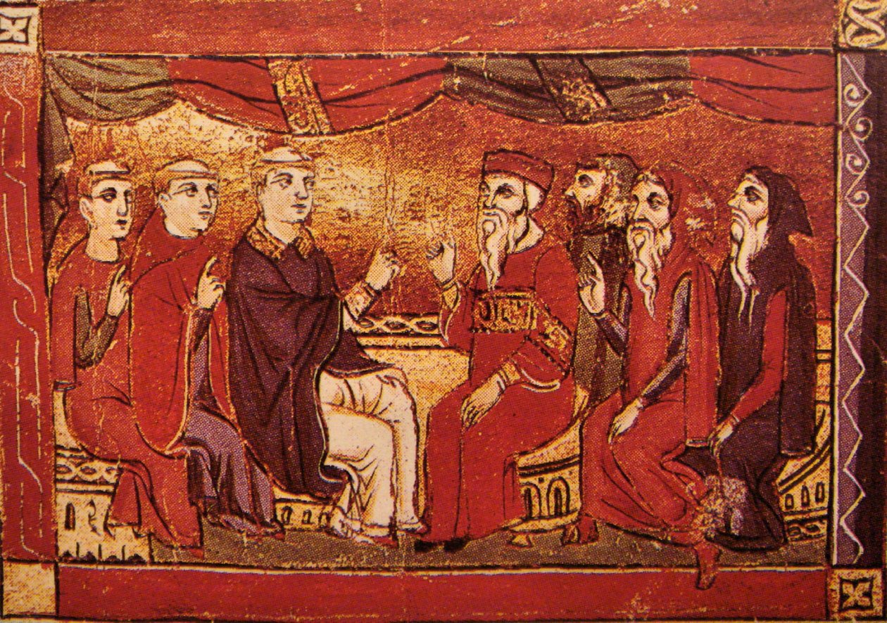 Debata katolików i chrześcijan orientalnych, Atlas des Croisades, Acre 1290 (23089306612) autorstwa Georgia Levan Ramishvili from Tbilisi