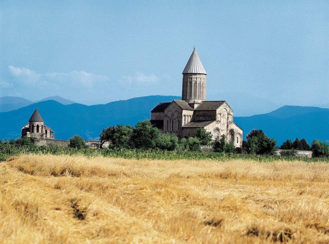Katedra św. Jerzego, Alaverdi, Kachetia, Georgi autorstwa Georgian School