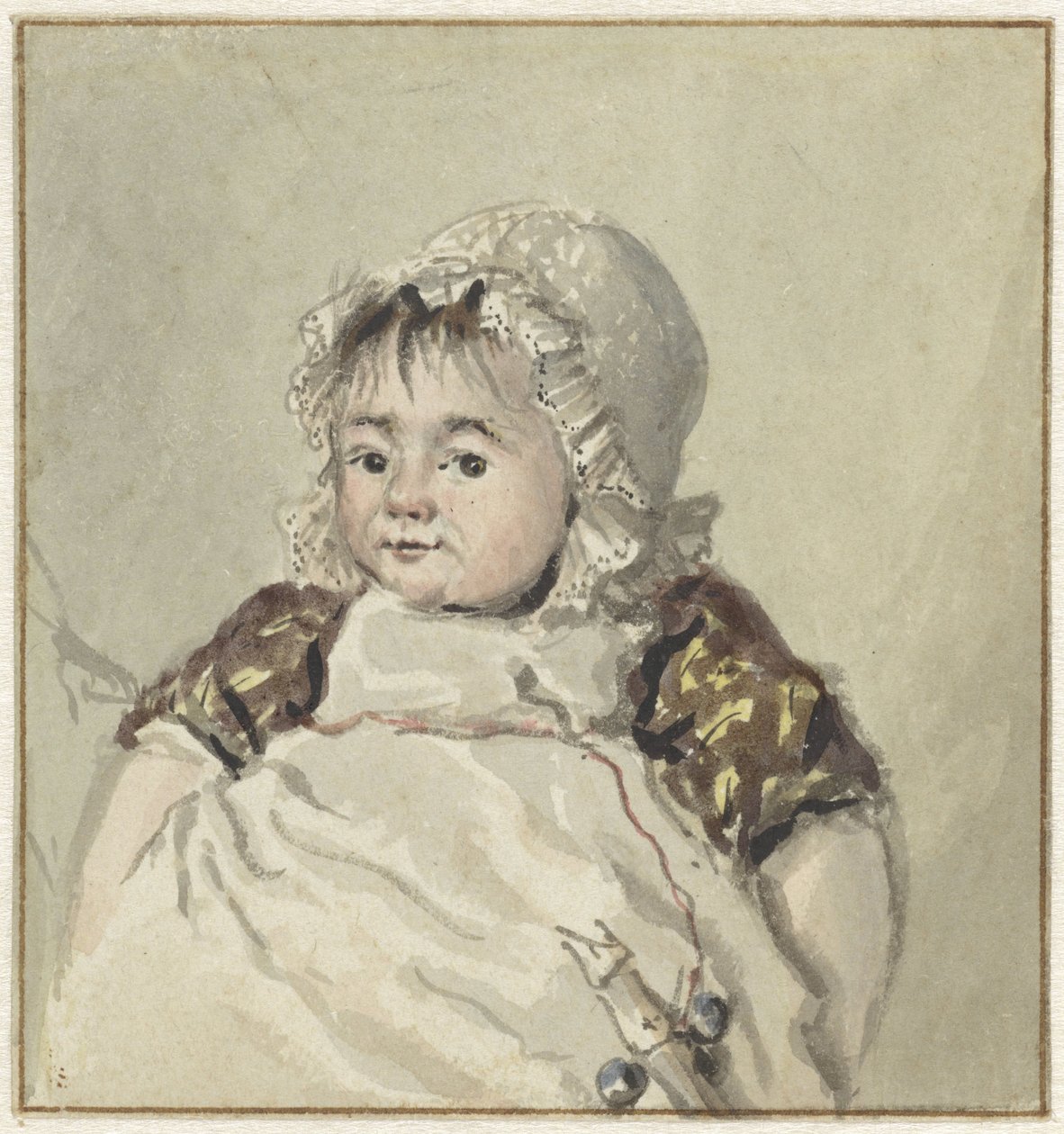 Portret van Kornelia Johanna van Os autorstwa Georgius Jacobus Johannes van Os