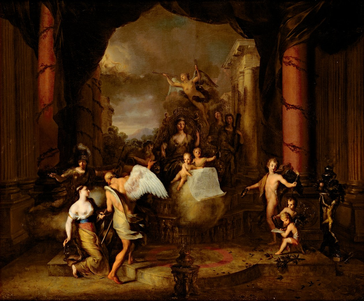 Alegoria miasta Amsterdam autorstwa Gerard de Lairesse
