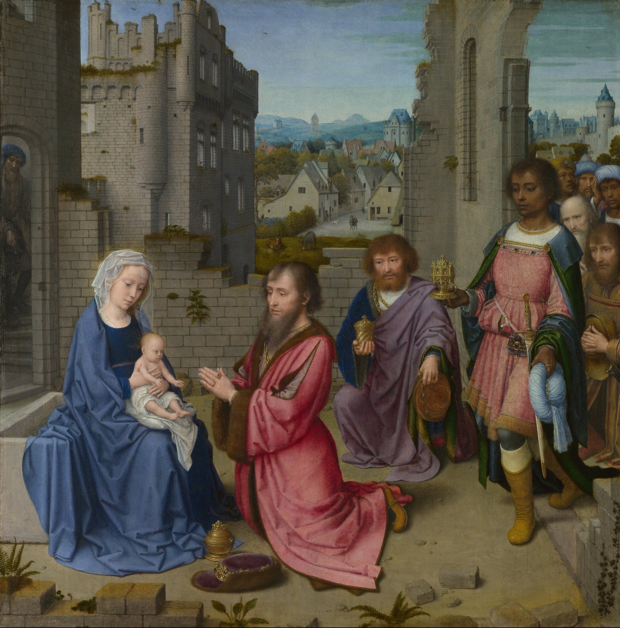 Adoracja Królów autorstwa Gerard David