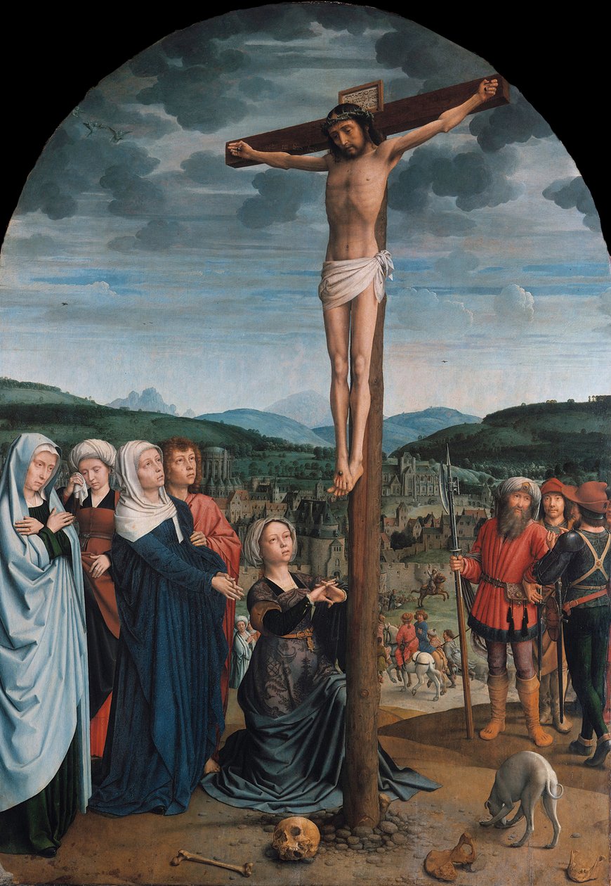 Chrystus na krzyżu autorstwa Gerard David