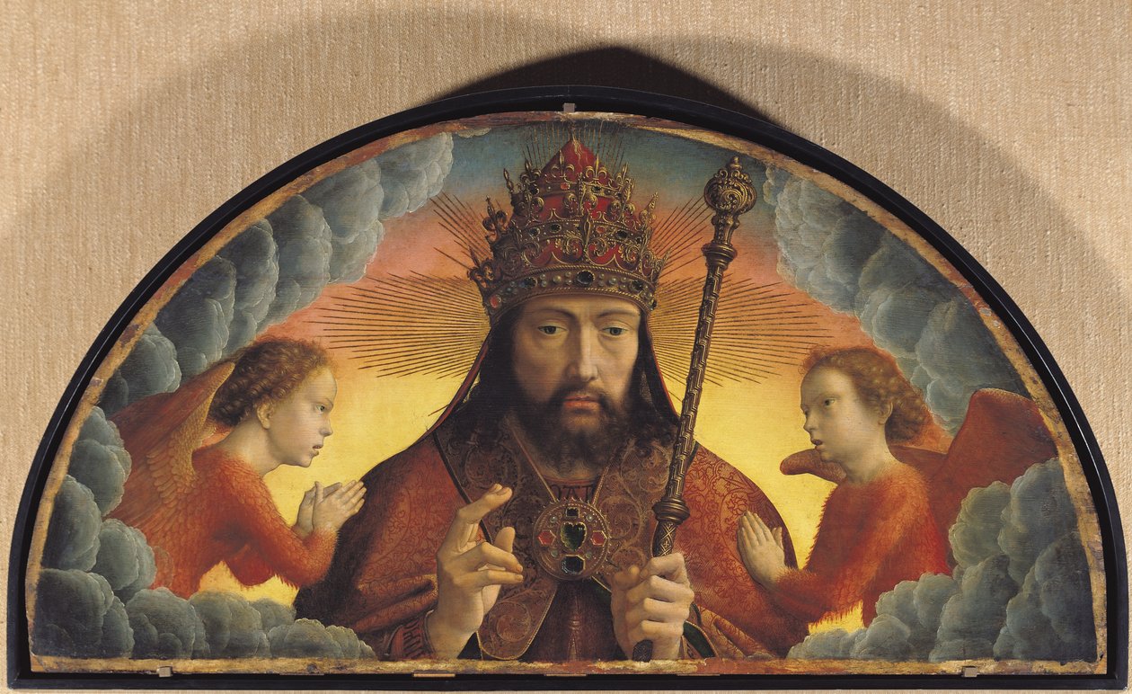 Błogosławieństwo Boga Ojca, 1506 autorstwa Gerard David
