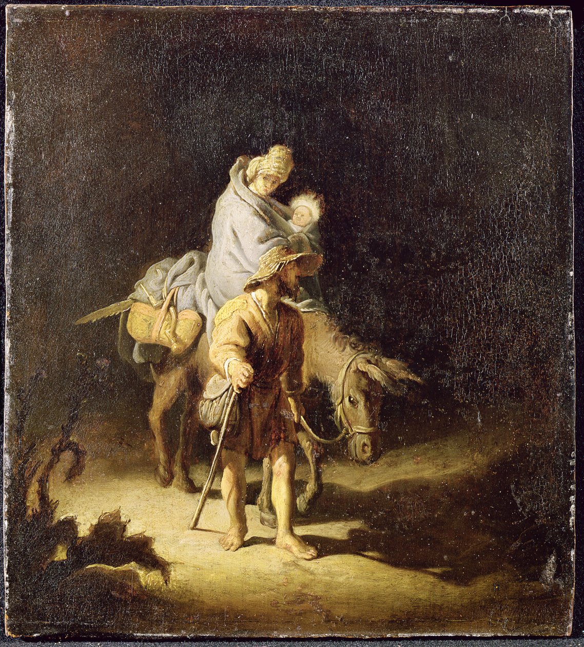 Египт рүү хийсэн нислэг поли autorstwa Gerrit Dou