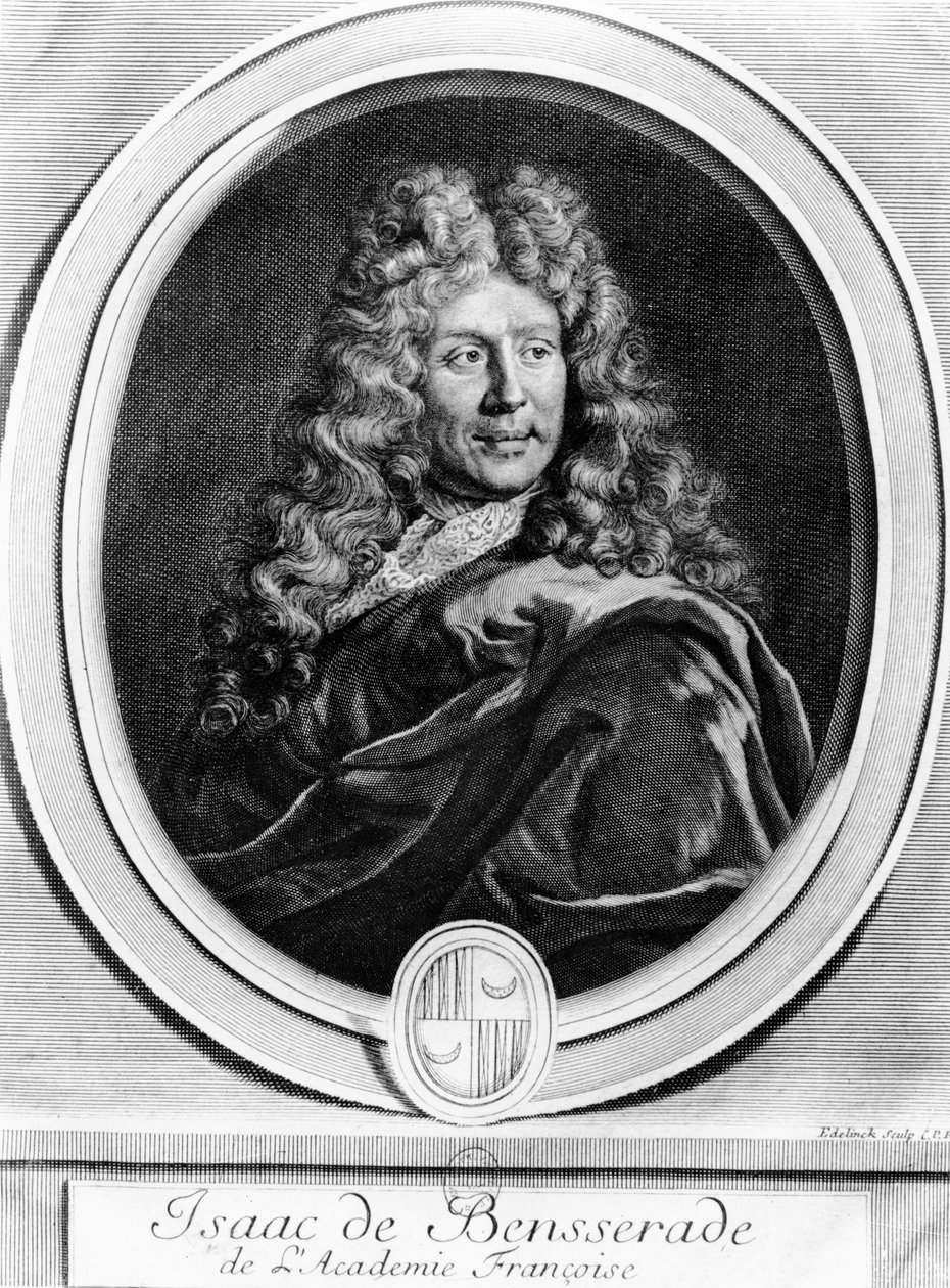 Izaak de Bensserade autorstwa Gérard Edelinck