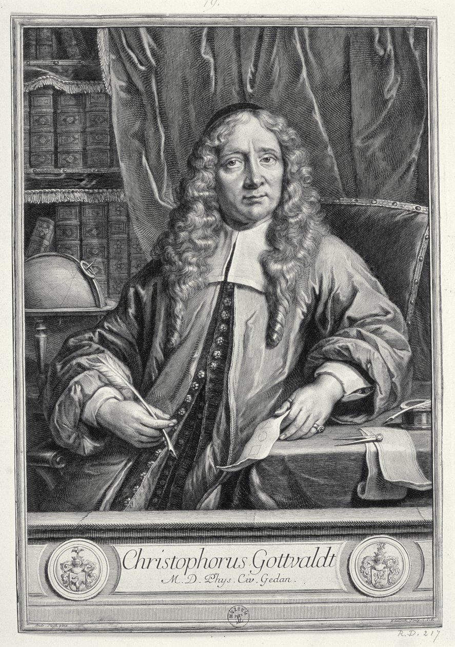 Krzysztof Gottwald, 1700 autorstwa Gérard Edelinck
