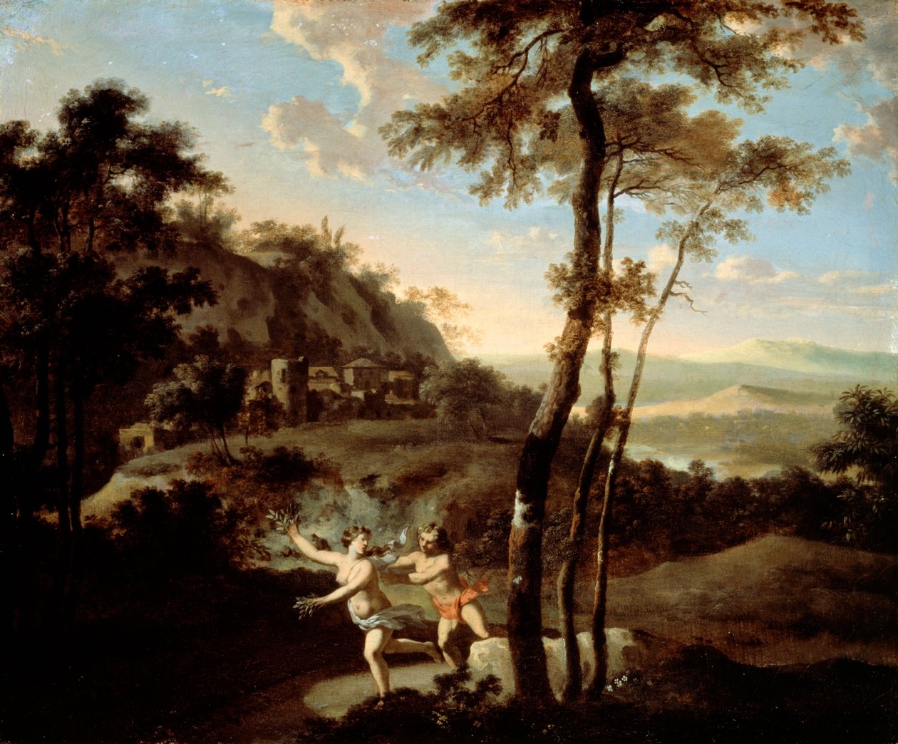 Apollo i Daphne autorstwa Gerard Hoet