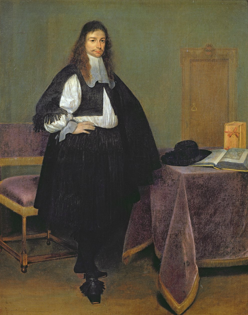 Portret mężczyzny, ok. 1660 autorstwa Gerard ter Borch