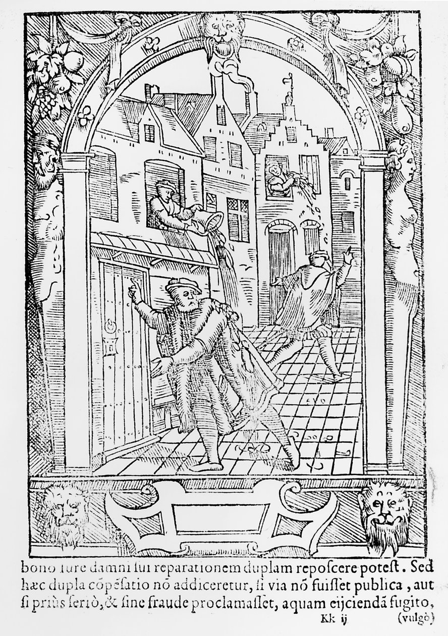 Przestępczość uliczna, 1554 autorstwa Gerard de Jode
