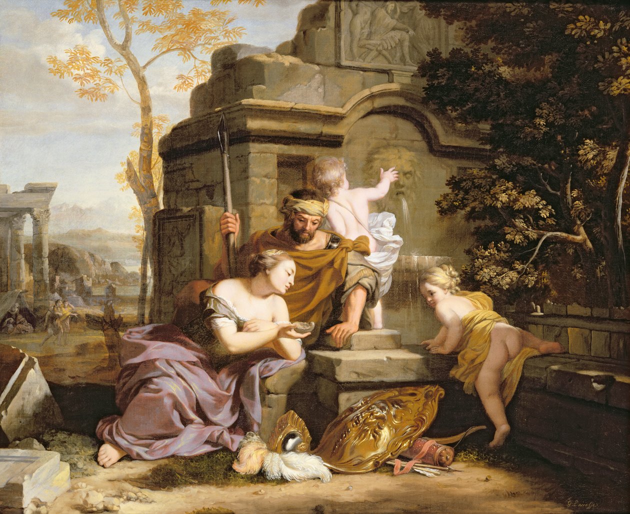 Granida i Daiphilo autorstwa Gerard de Lairesse