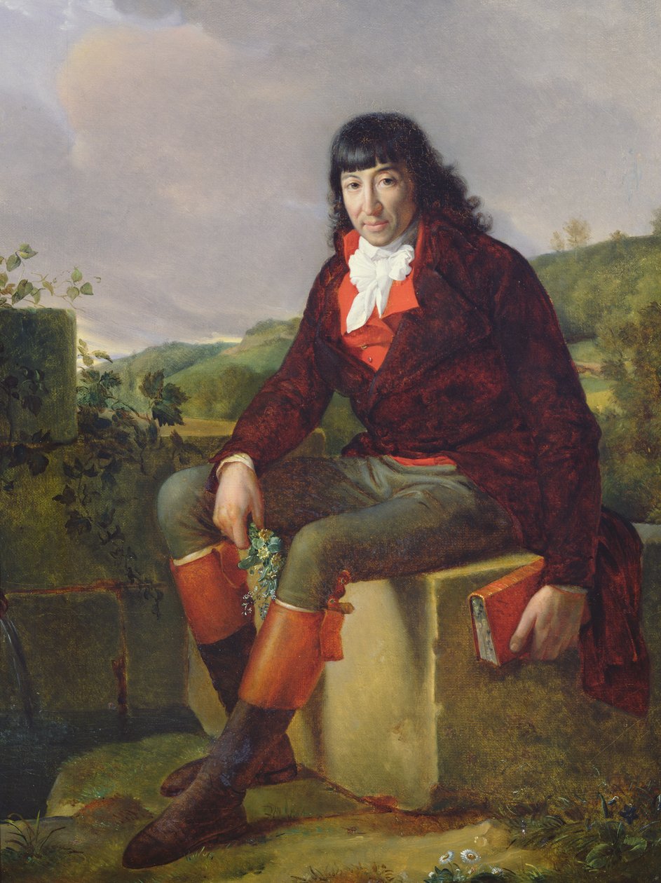 Portret Louisa Marie de La Revelliere-Lepeaux (1753-1824) według portretu Francois Gerarda (1770-1837) autorstwa Gerard van Spaendonck