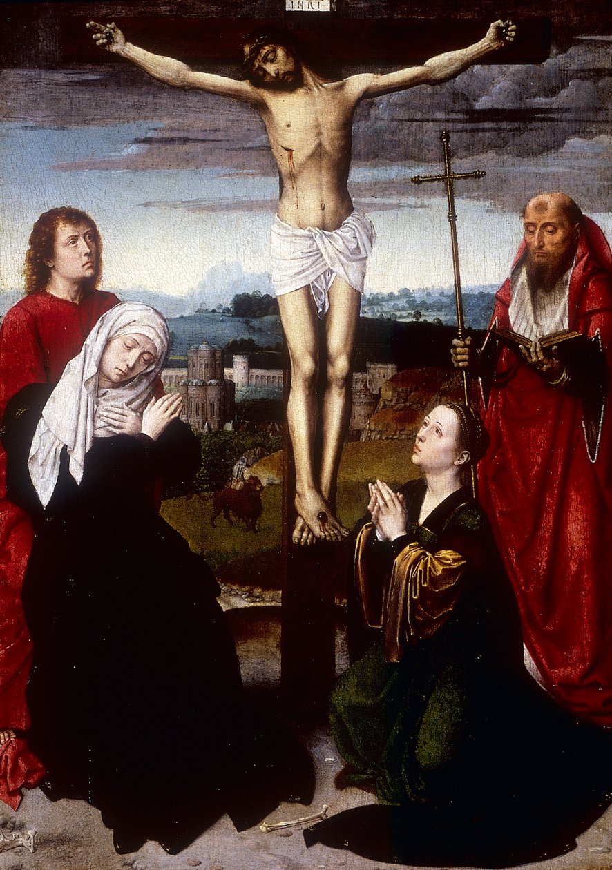 Ukrzyżowanie, początek XVI wieku autorstwa Gerard David