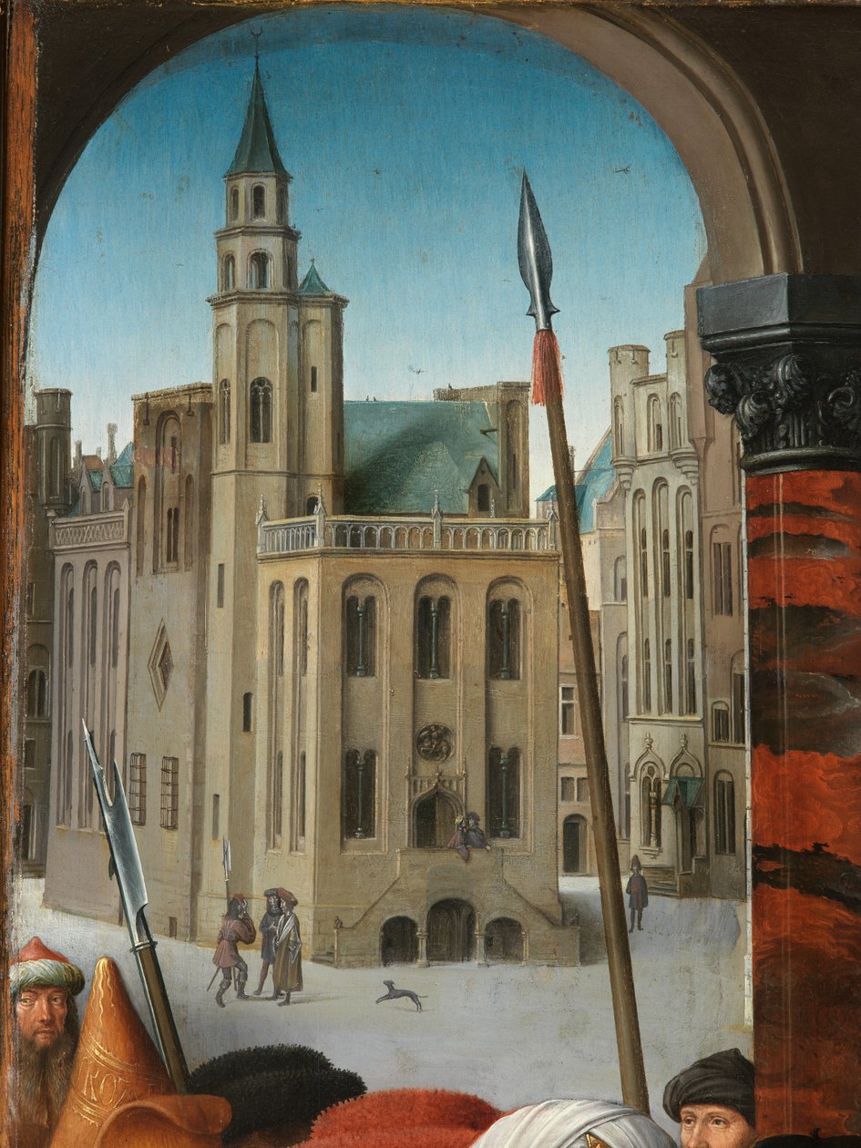 Szczegóły wyroku Kambyzesa autorstwa Gerard David