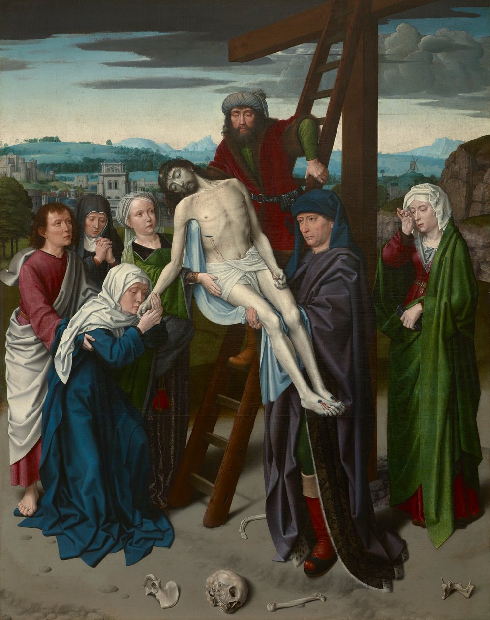 Niderlandzki: Usunięcie krzyża autorstwa Gerard David