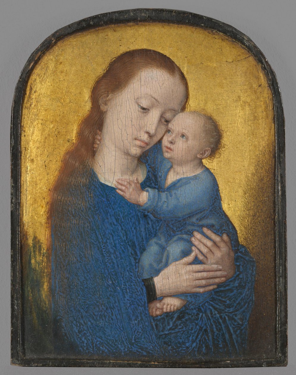 Część dyptyku: Matka Boska z Dzieciątkiem autorstwa Gerard David
