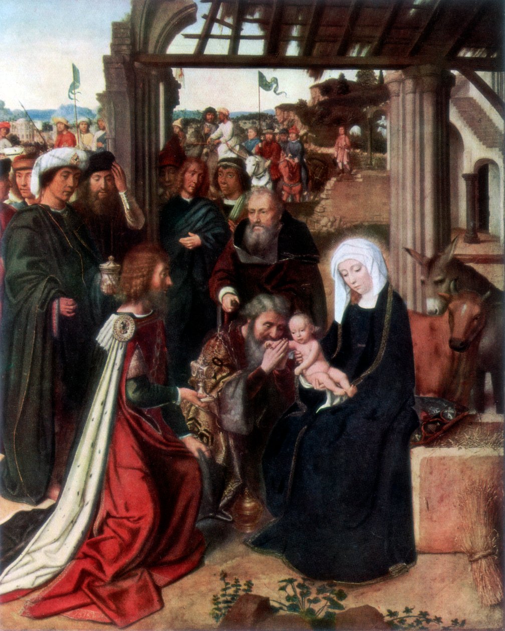 Adoracja Trzech Króli, 1927 autorstwa Gerard David