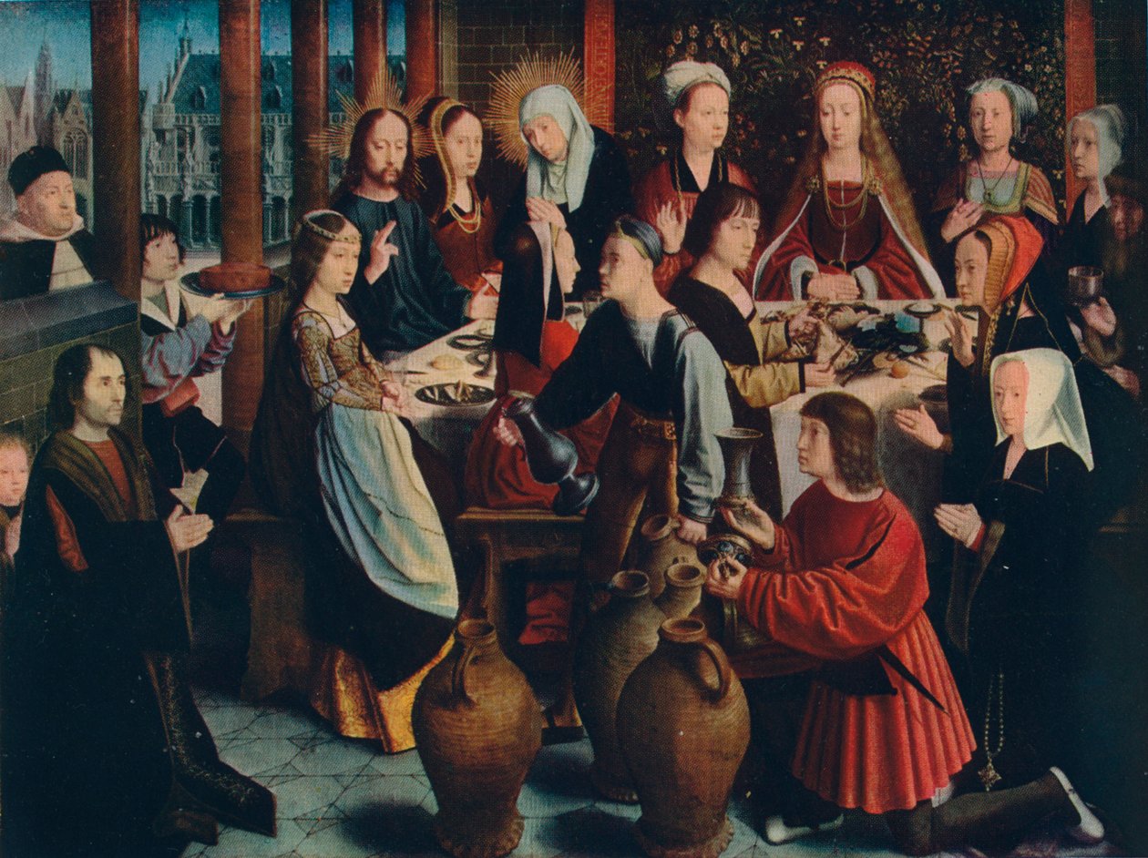 Ślub w Kanie, ok. 1500 autorstwa Gerard David