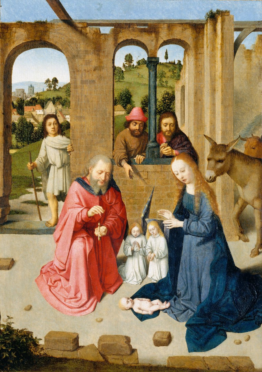 Narodzenia, ok.1482 autorstwa Gerard David