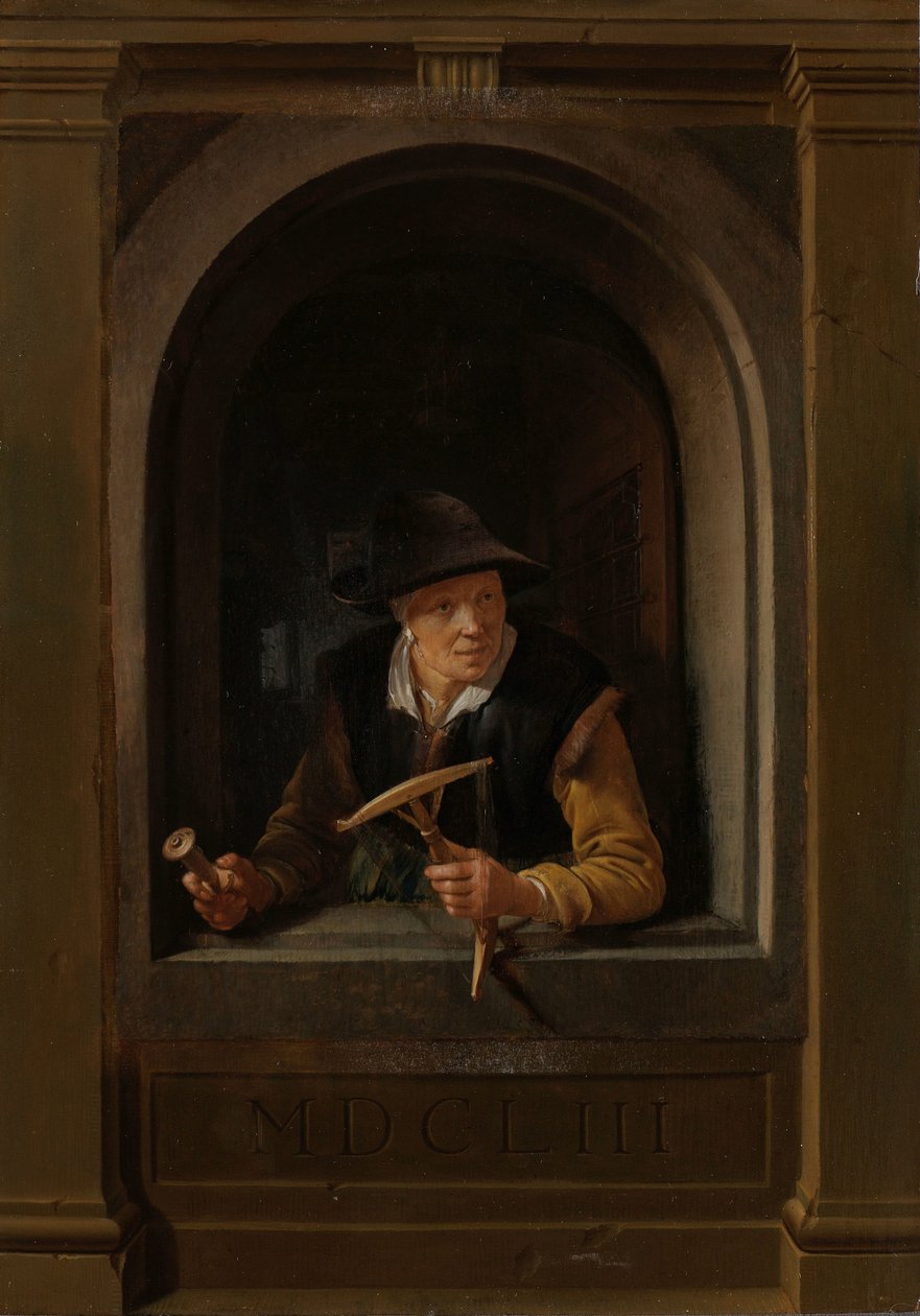 Żona rybaka autorstwa Gerrit Dou